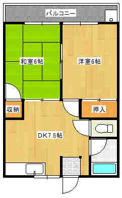 まるよしマンションの間取り