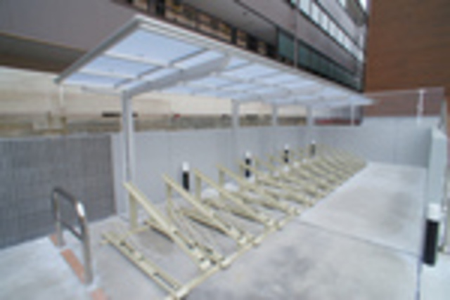 リブリ・シャン.ハイツ与野本町のその他共用部分|敷地内駐輪場。