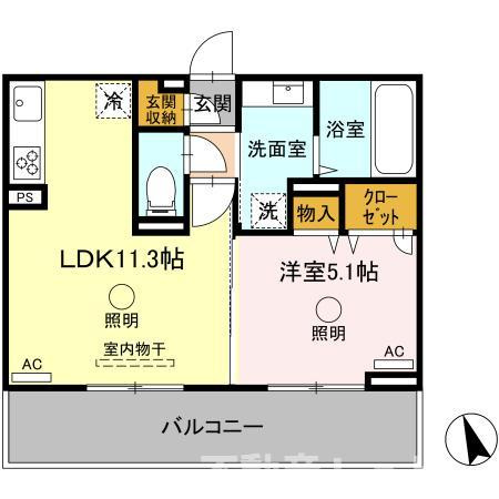 アレシアの間取り