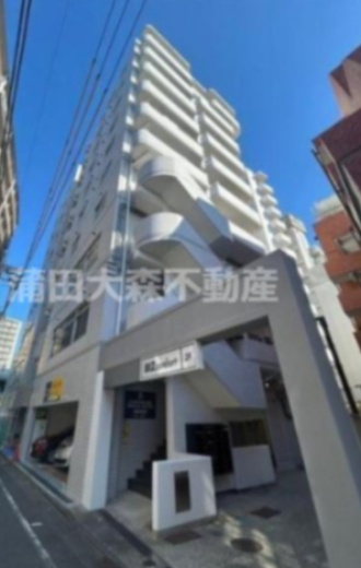 コスモリード大森西の外観|1991年3月築　SRC鉄骨鉄筋コンクリート造地上10階建て総戸数30戸リノベーション済賃貸マンション　東京都大田区大森西3丁目　京浜急行本線大森町駅近徒歩3分、平和島駅徒歩10分