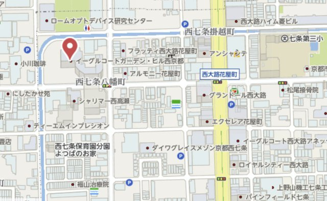 イーグルコートガーデン・ヒル西京都　9階の地図