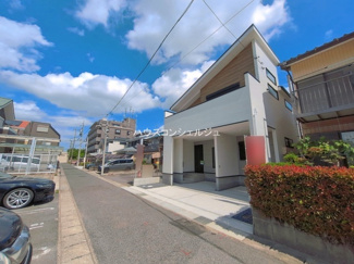 【前面道路含む現地写真】 | 名古屋市緑区鳴海町字文木54-2【仲介手数料無料】新築一戸建て　1号棟