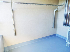 陽当たり良好なバルコニーです