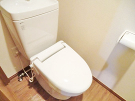 トイレもきれいです