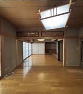 千本中2丁目事務所付き戸建ての内装
