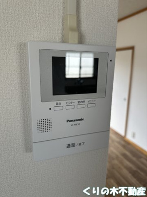 【セキュリティ】 | MATSUMOMENT桜井Ⅱ | モニター付きインターホンです