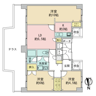 【間取り】 | パークテラス西京極