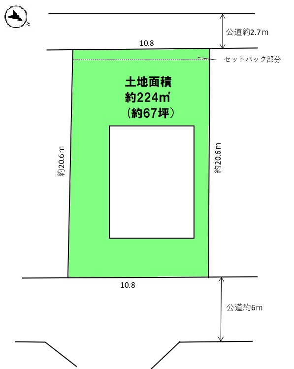 中古戸建 　狭山市狭山台の区画図