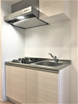 コンパクトなキッチンで掃除もラクラク