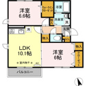 【間取り】 | 2LDKの間取り