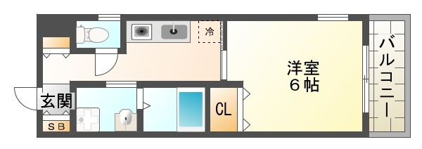 ＫＨＫコート板宿の間取り