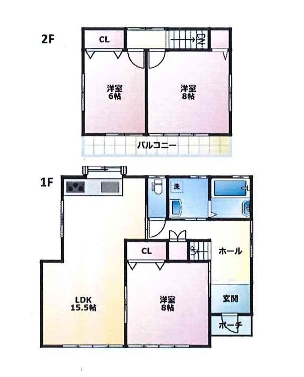 前橋市山王町　中古住宅　の間取り