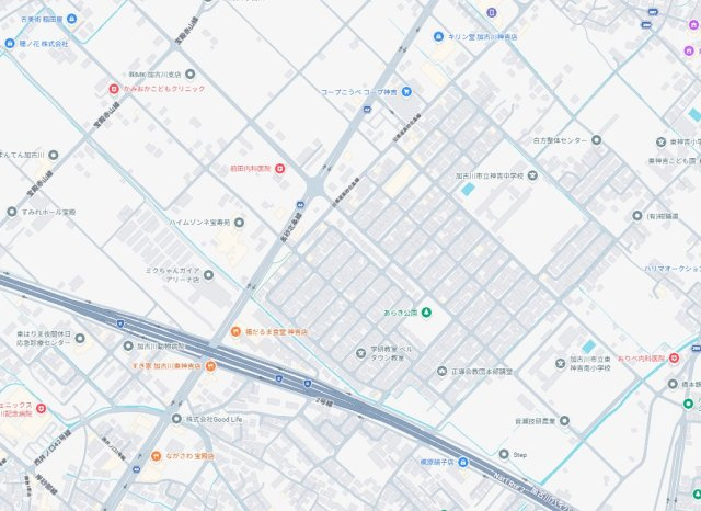 加古川市東神吉町神吉　第11期　新築一戸建ての地図