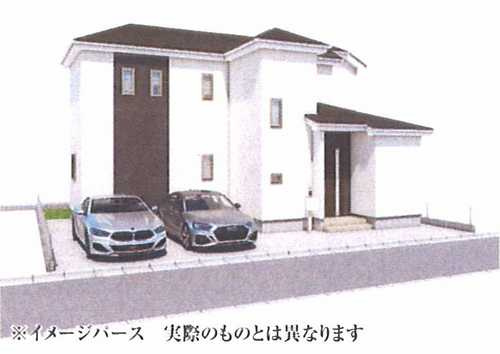 藤沢市西富　新築戸建全１棟　の外観パース