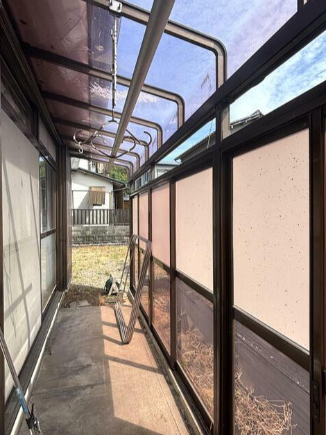犬山市前原台の家のバルコニー