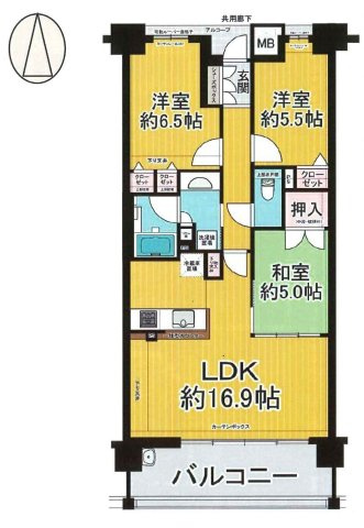 【間取り】 | ディモア城東シティ