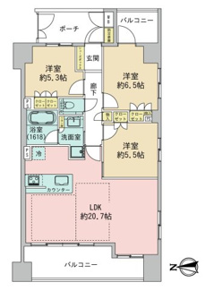 【間取り】 | イーグルコート御所南 衣棚別邸