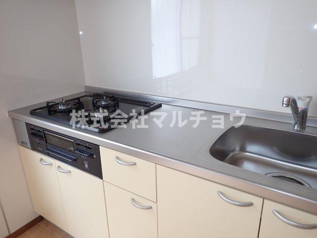 東谷ハイツのキッチン|※現況と変わる可能性があります