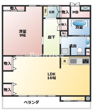 サンリット一番館の間取り