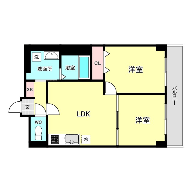 リアライズ今里南の間取り
