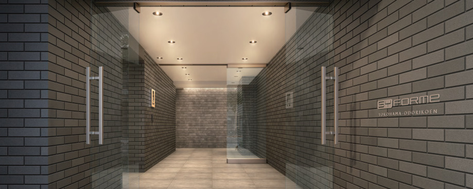 SYFORME YOKOHAMA-ODORIKOENのエントランス|ゆとりのあるエントランスです