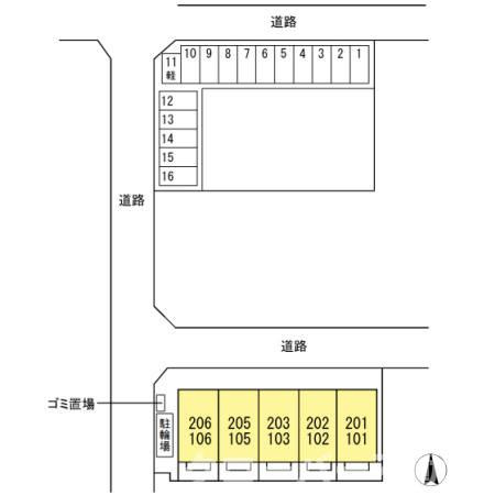 Gallusの区画図