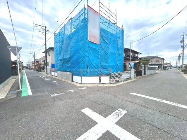 リナージュ　一宮市浅井町河端01期　全1区画分譲の前面道路含む現地写真|「現地（2026年2月27日）撮影」　
■前面道路　
■ヤマダ不動産　株式会社リライフ