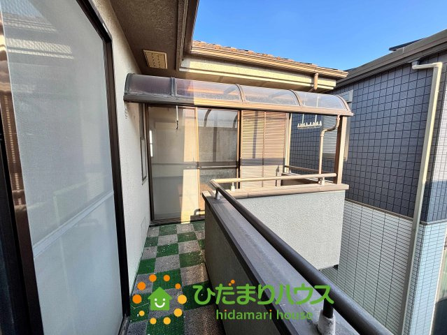 加須市旗井　中古一戸建てのバルコニー