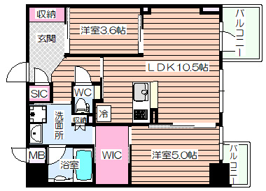 【間取り】 | S-RESIDENCE福島diverse