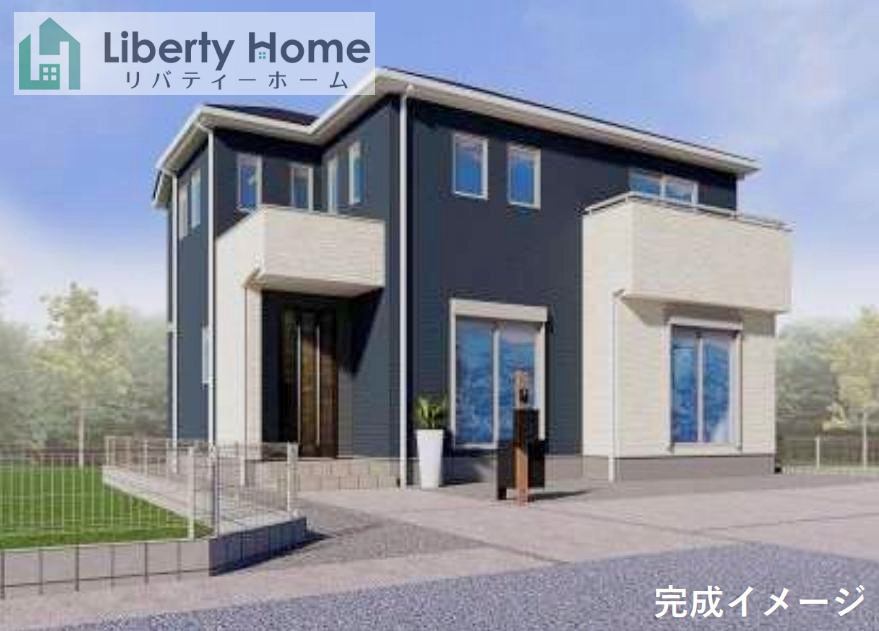 取手市米ノ井全6区画　新築戸建　2号棟の完成予想図|ご予約をいただければ、『平日の空いた時間』『周辺物件まとめて見たい』『1件だけ見たい』ももちろん可能です♪
お気軽にお問合せください♪