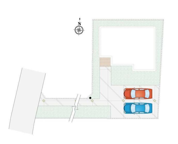 取手市米ノ井全6区画　新築戸建　2号棟の区画図