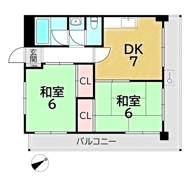 インペリアル東岡崎の間取り