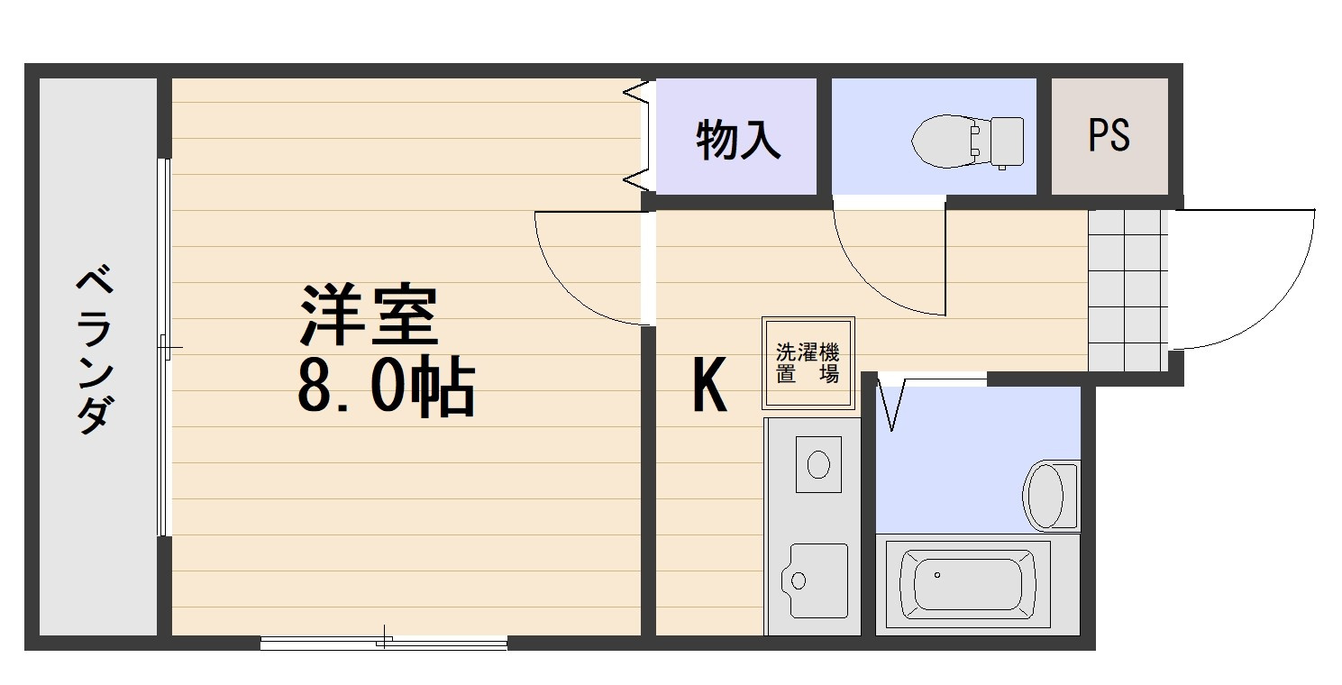 グランシャリオ津高弐番館の間取り