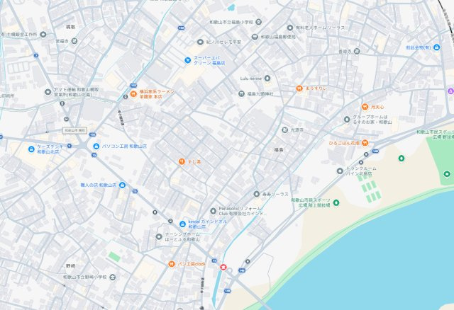 和歌山市福島　第5期　新築一戸建ての地図