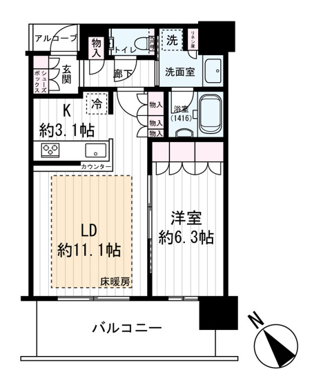 【間取り】 | ザ・パークハウス中之島タワー