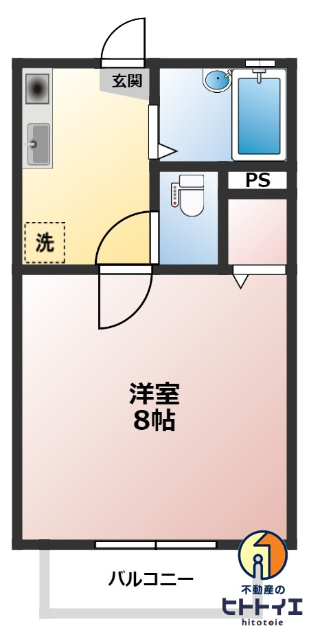 チョコハイツの間取り