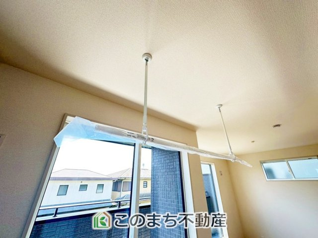 ブルーミングガーデン宇都宮市鶴田町5期の設備|雨でも安心！室内物干しも標準装備です♪
