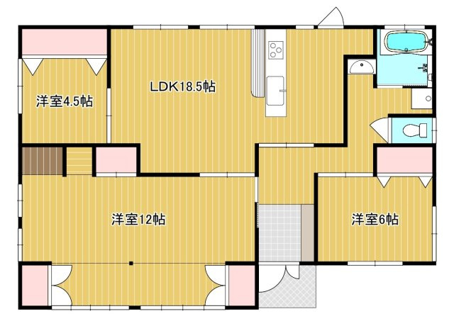 【間取り】 | 銚子市名洗町　中古戸建