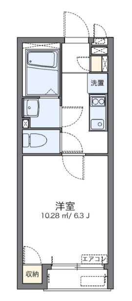 レオネクストグラシューズの間取り