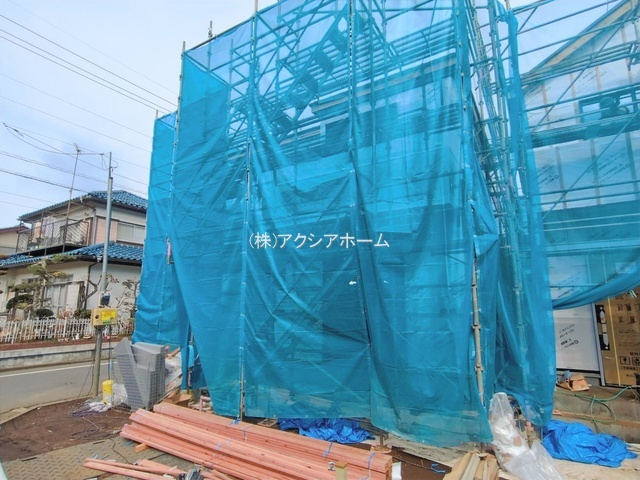 所沢市中新井4丁目・全2棟　新築一戸建　A号棟　～南道路～の外観|2026年2月27日撮影