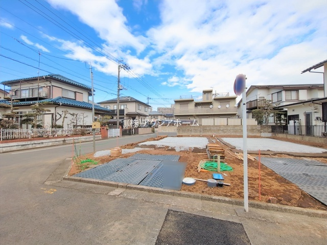 所沢市中新井4丁目・全2棟　新築一戸建　A号棟　～南道路～の外観|現地写真（2026年1月21日撮影）