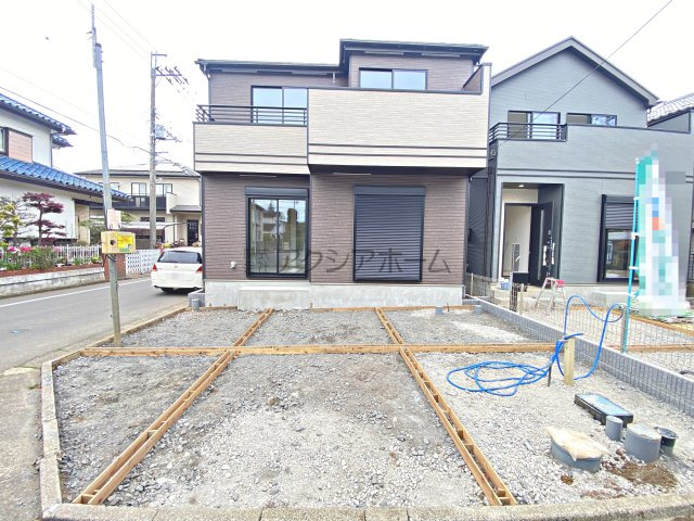 所沢市中新井4丁目・全2棟　新築一戸建　A号棟　～南道路～の外観|現地写真（2026年4月13日撮影）