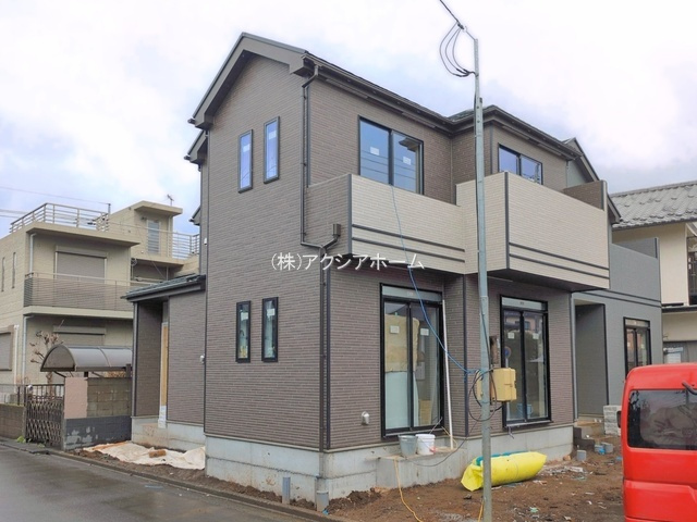 所沢市中新井4丁目・全2棟　新築一戸建　A号棟　～南道路～の外観|現地写真（2026年3月26日撮影）