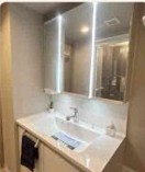 シャルム北越谷Ｂ棟の独立洗面台|独立洗面台で身支度をすべて済ませてしまいましょう