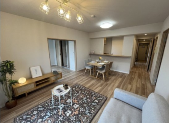 コスモ狭山富士見の居間・リビング|ゆったり過ごせる居間です