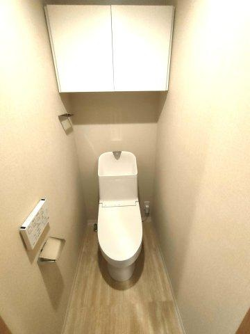 モアステージ吉川ライネスハイムＢ棟のトイレ|落ち着いたトイレです