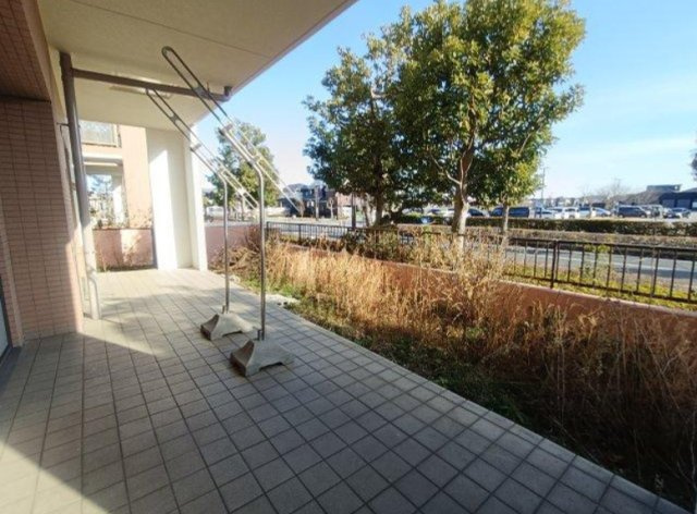 ウッドパーク吉川きよみ野Ｃ棟の庭|お庭も活用できます