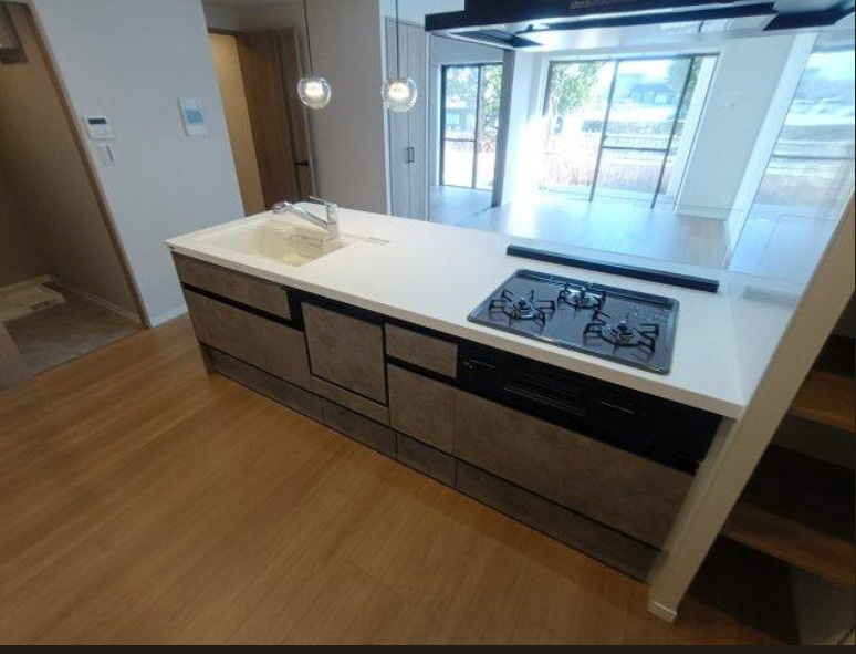 ウッドパーク吉川きよみ野Ｃ棟のキッチン|キッチンでお料理をお楽しみください