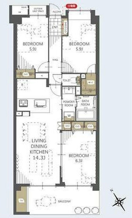 コスモ浦和埼大通り弐番館