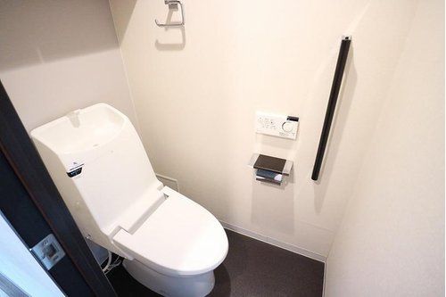 ライオンズ守谷駅前プレミアムのトイレ|清潔感のあるトイレです